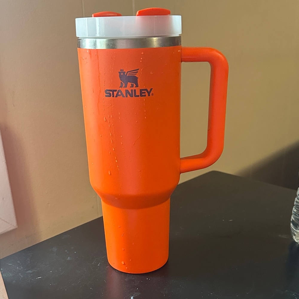 Orange and dark purple stanley
